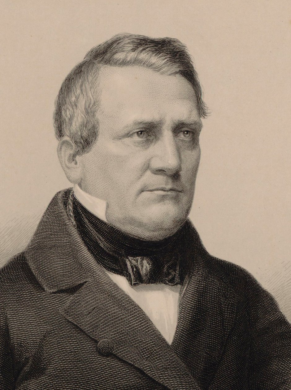 Retrato do compositor Franz Lachner 1803-1890, 1850. de Albrecht Fürchtegott Schultheiss