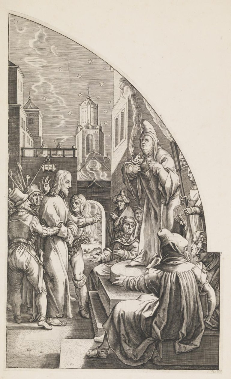 Cristo diante de Caifás de Albrecht von Horn