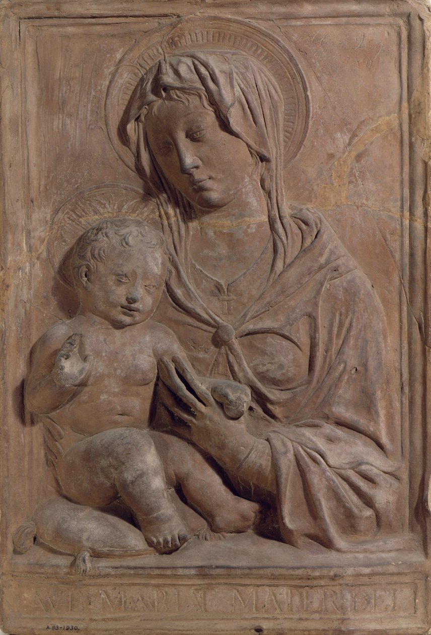 Madonna and Child, 1929 (terracota) de Alceo Dossena