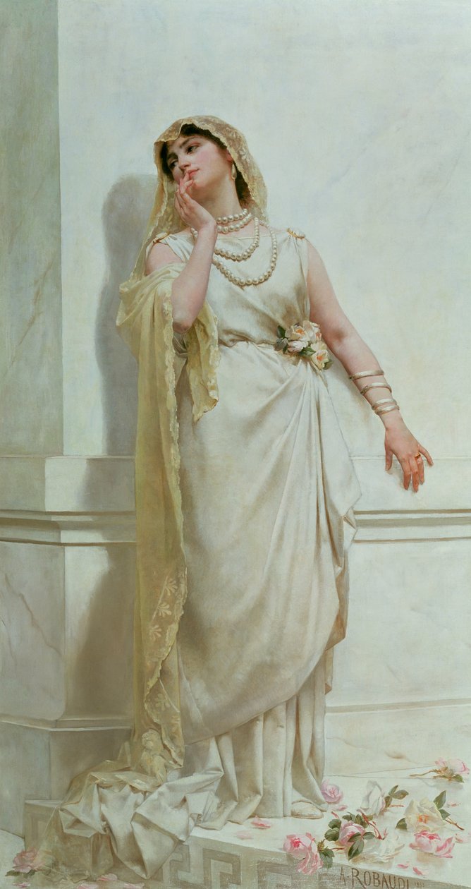 A jovem noiva, 1883 de Alcide Theophile Robaudi
