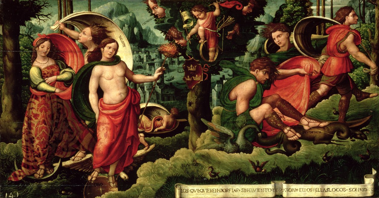 Alegoria das Paixões Humanas de Alcira Master