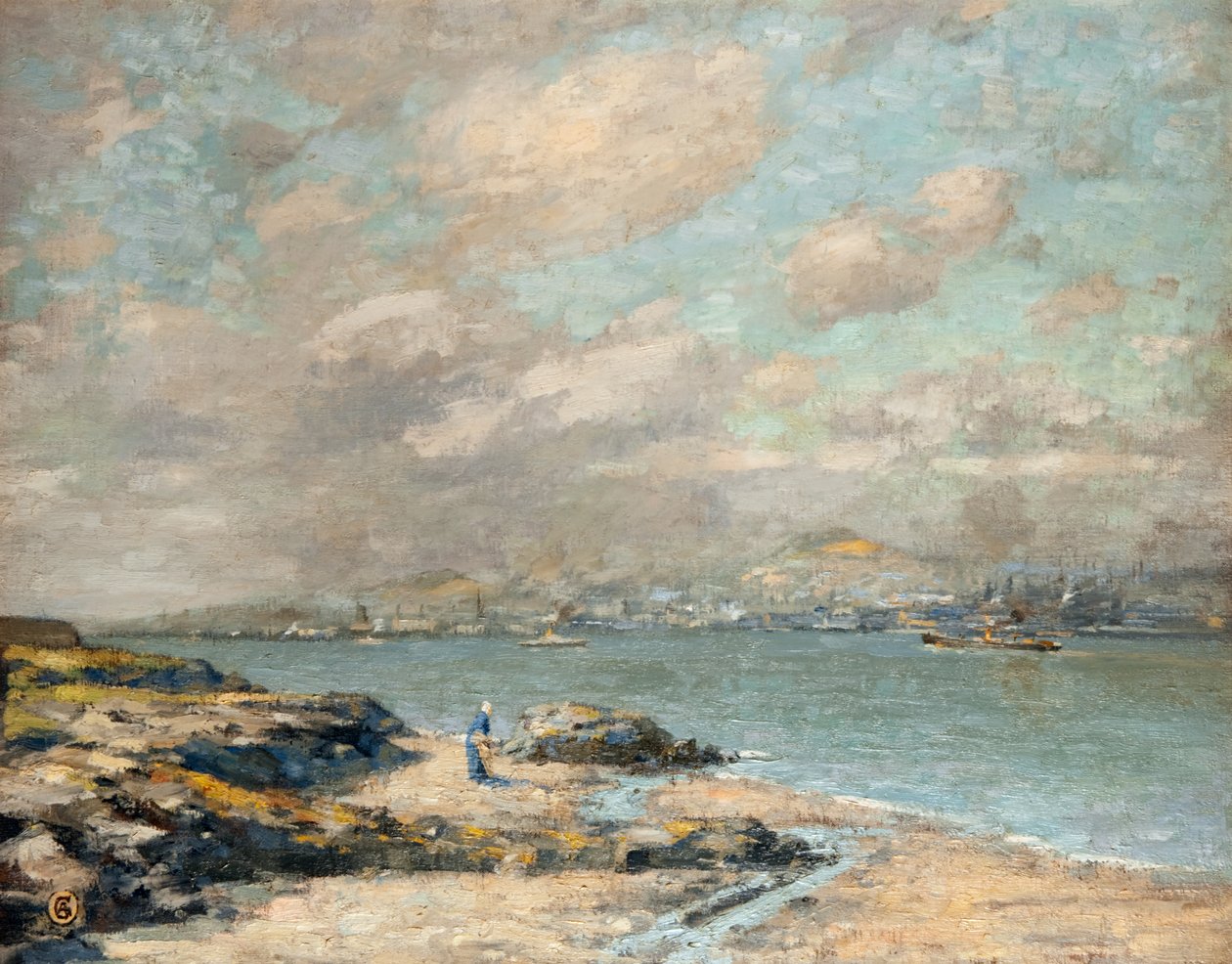 Dundee de Tayport (óleo sobre tela) de Alec Grieve