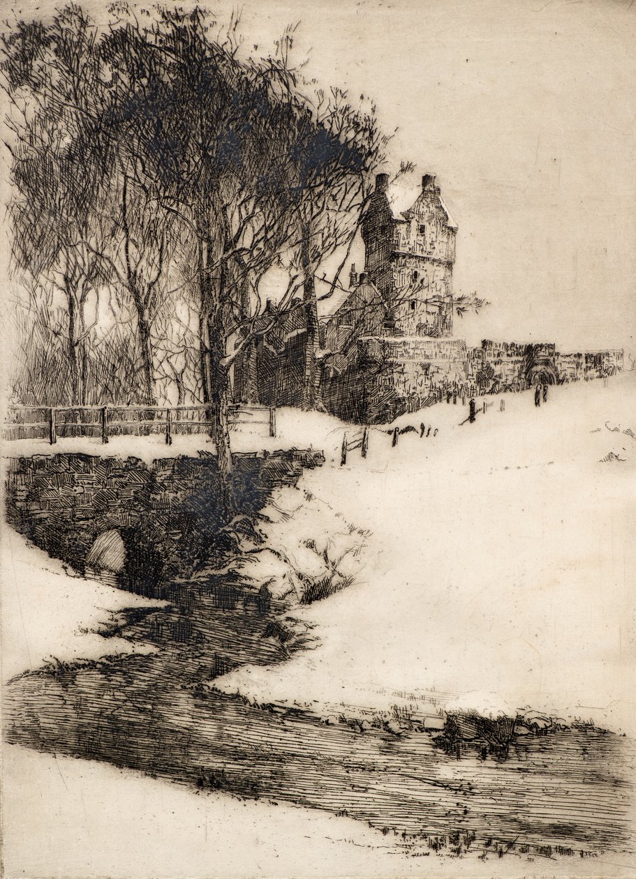 Castelo Principal (gravura) de Alec Grieve