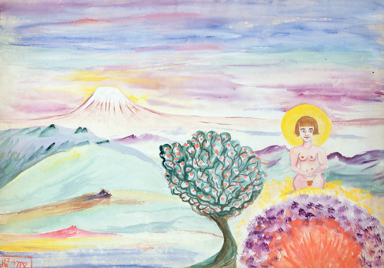Sem título, c.1920 (aguarela sobre papel) de Aleister Crowley