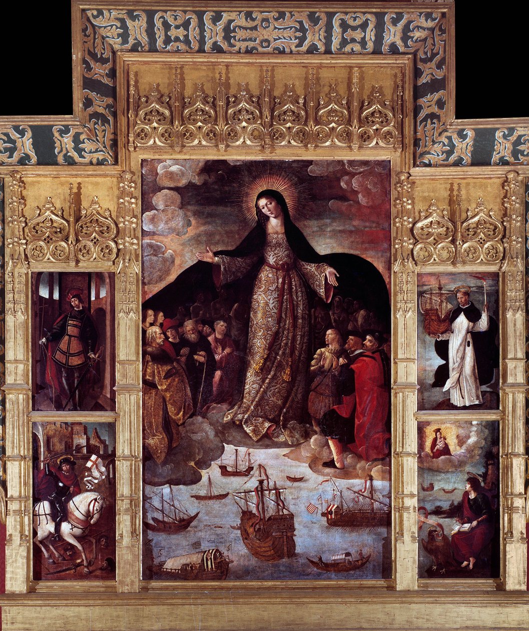 A Virgem dos Navegadores, 1505-36 de Alejo Fernandez