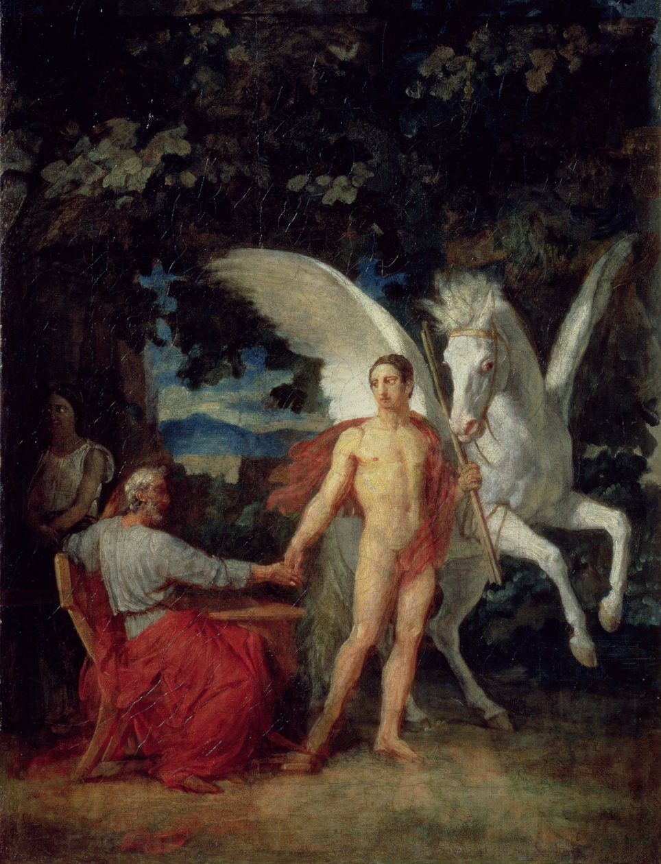 Bellerophon Deixando de Lutar contra a Quimera, 1829 de Aleksandr Andreevich Ivanov