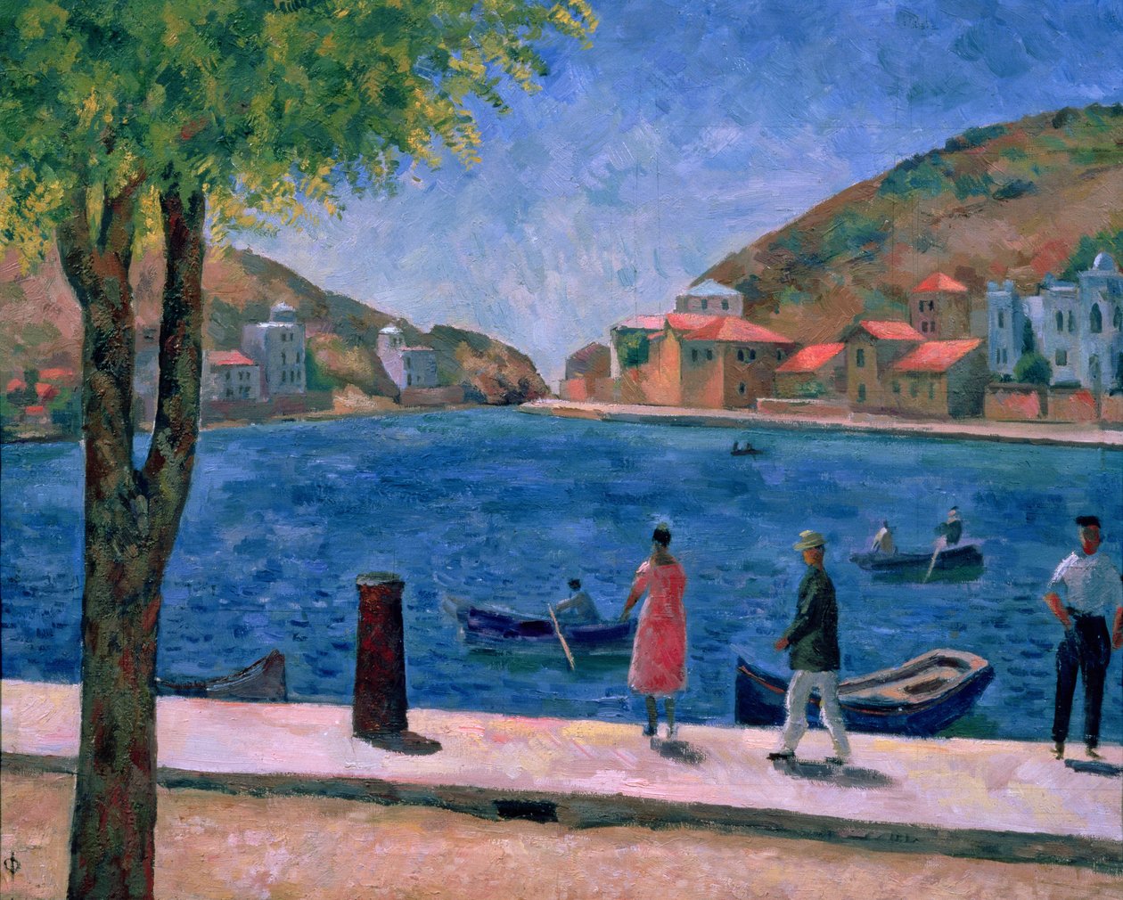 A Baía de Balaclava, 1927 de Aleksandr Davidovic Drevin