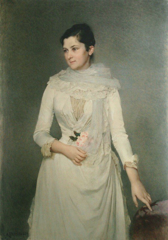 Retrato da Condessa Varvara Bobrinskaya de Aleksandr Petrovic Sokolov