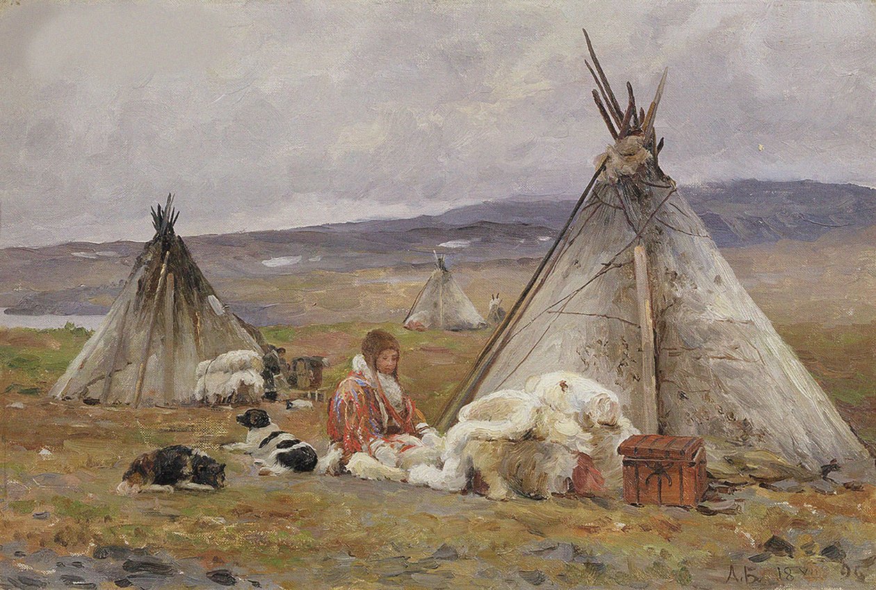 E o Nenets é um pouco (mas toldo nômade). Novaya Zemlya Islândia de Aleksandr Alekseevich Borisov