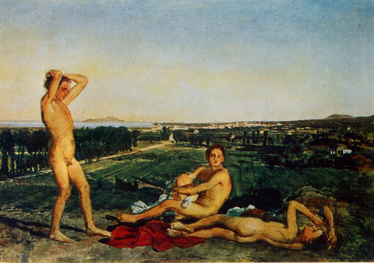 Na Costa da Baía de Nápoles de Aleksandr Andreevich Ivanov