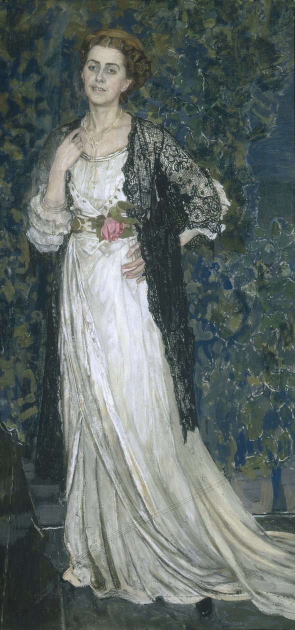 Retrato de Marina Makovskaya, 1912 de Aleksandr Jakovlevic Golovin