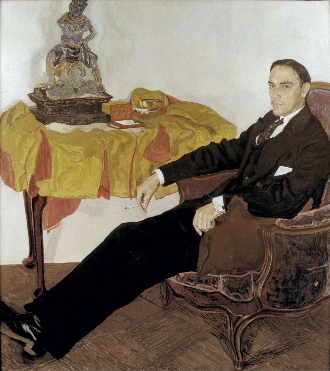Retrato de Michail Ivanovich Tereshchenko 1886-1956, 1911-1914 de Aleksandr Jakovlevic Golovin