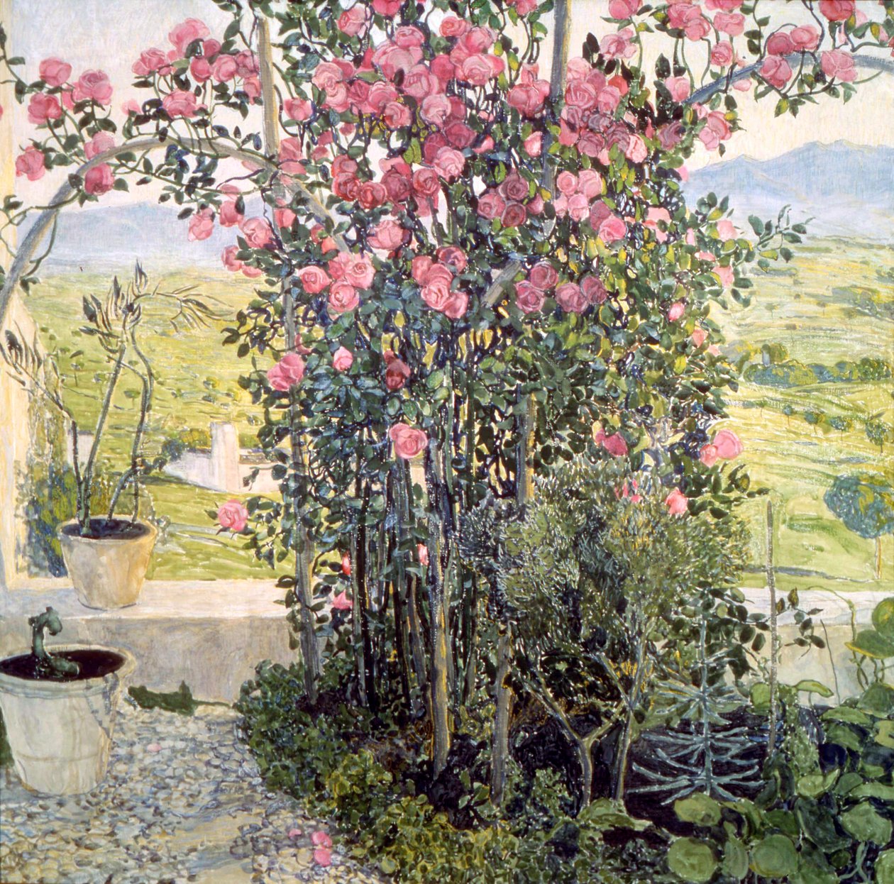 O vale na Úmbria, década de 1910. de Aleksandr Jakovlevic Golovin