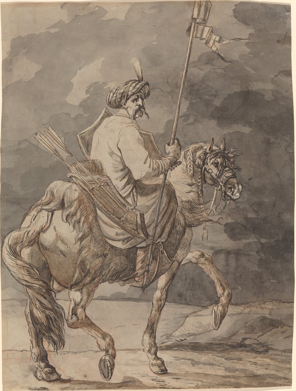 O cavaleiro polonês de Aleksandr Osipovich Orlovskii