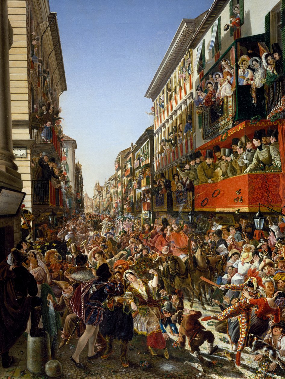 Carnaval em Roma de Aleksandr Petrovich Myasoedov