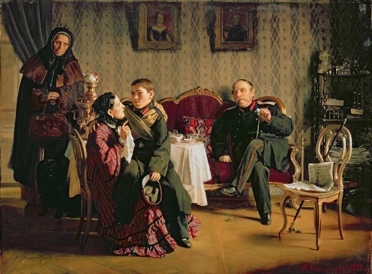 Dia da Partilha, 1872 de Aleksei Ivanovich Korzukhin
