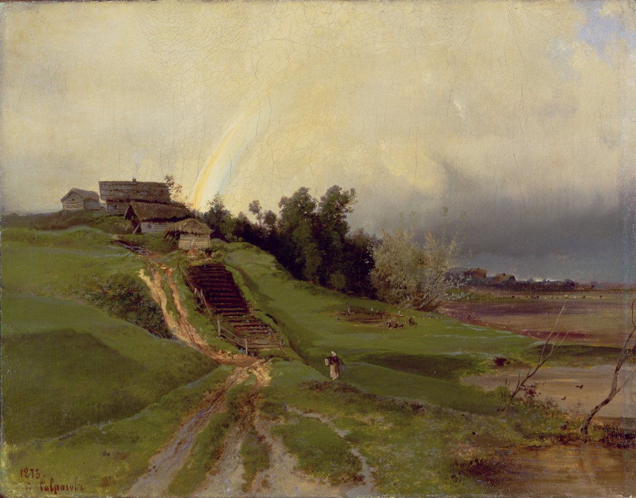 O arco-íris, 1875 de Alexei Kondratjewitsch Sawrassow