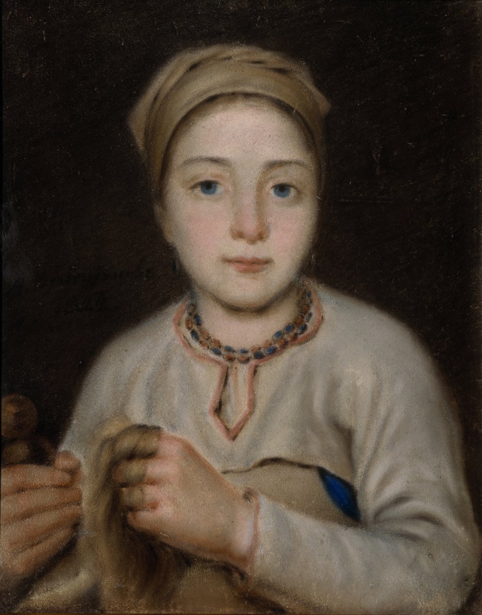 Anisya, 1822 de Aleksei Gavrilovich Venetsianov