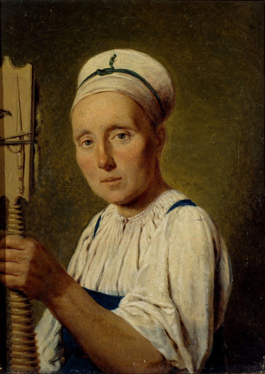 O girador, década de 1830 de Aleksei Gavrilovich Venetsianov