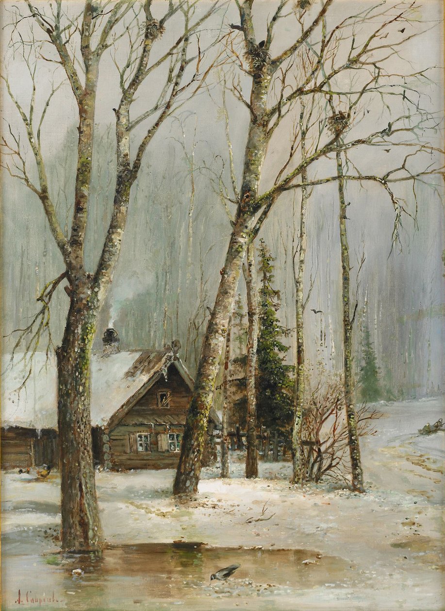 Casa de campo na floresta de Alexei Kondratjewitsch Sawrassow