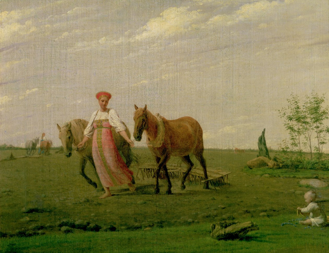 Lavrar na primavera de 1820 de Aleksei Gavrilovich Venetsianov