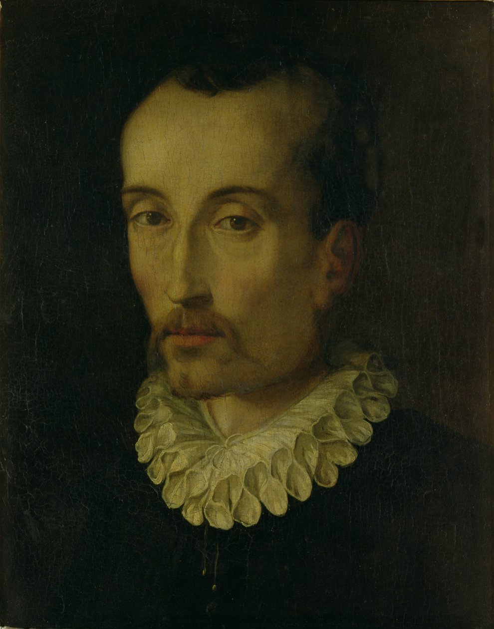 Retrato de Torquato Tasso, 1585-90 de Alessandro Allori