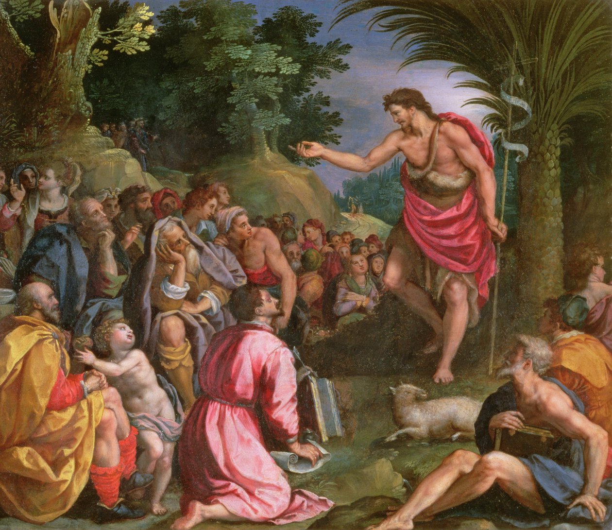 São João Batista Pregando de Alessandro Allori