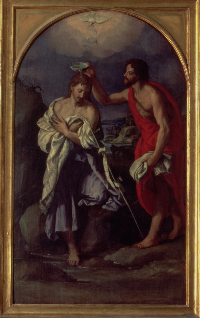 O batismo de Cristo de Alessandro Allori