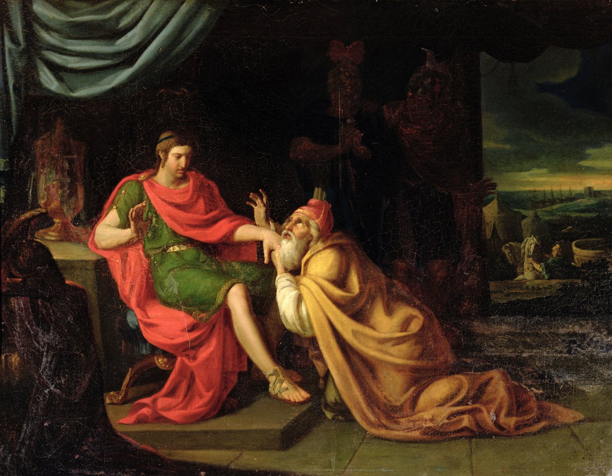 Priam e Aquiles de Alessandro Padovanino