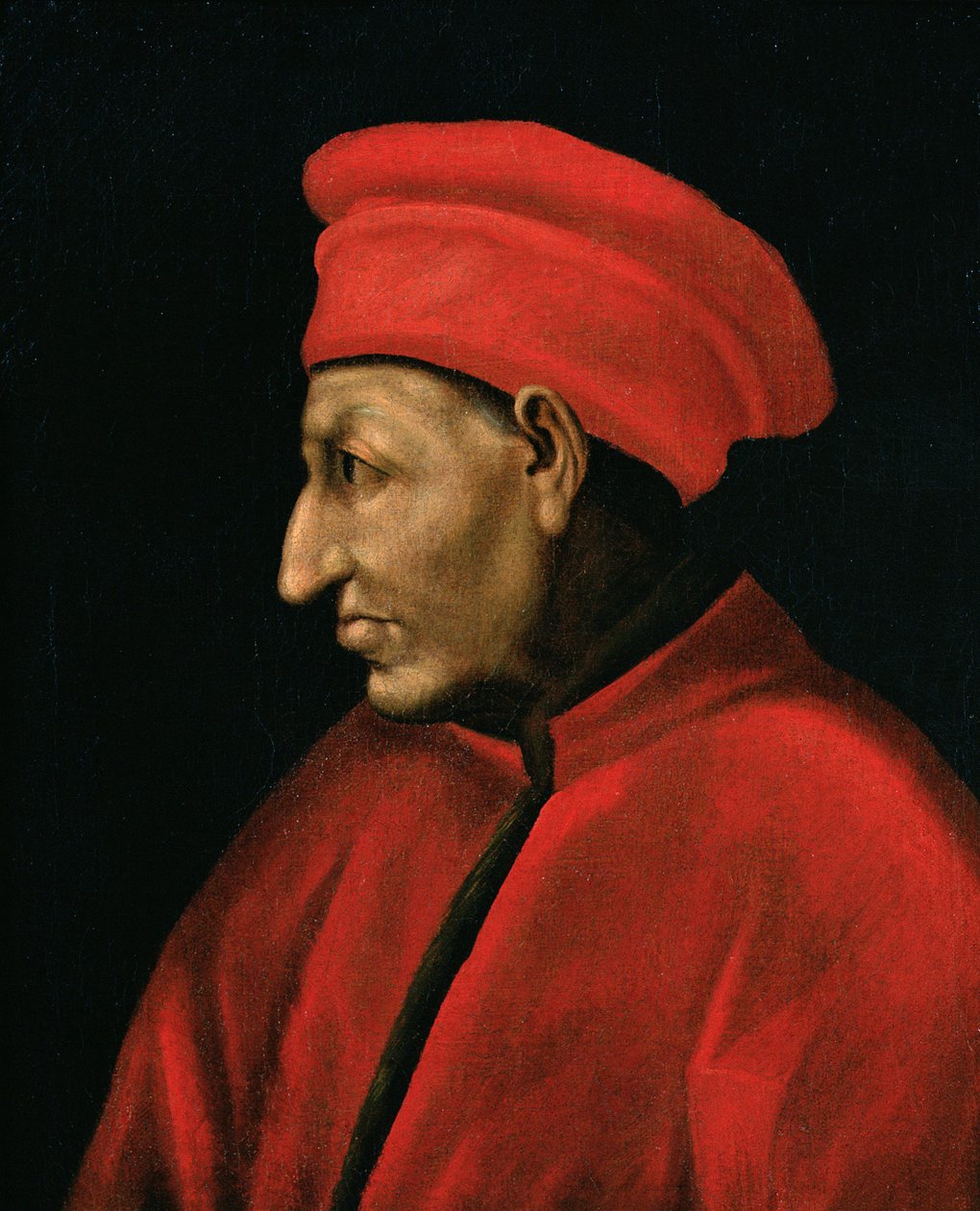 Retrato de Cosimo de&39;Medici (II Vecchio) (1389-1463) copiado de Jacopo Pontormo (1494-1557) pintura de 1518 de Alessandro Pieroni