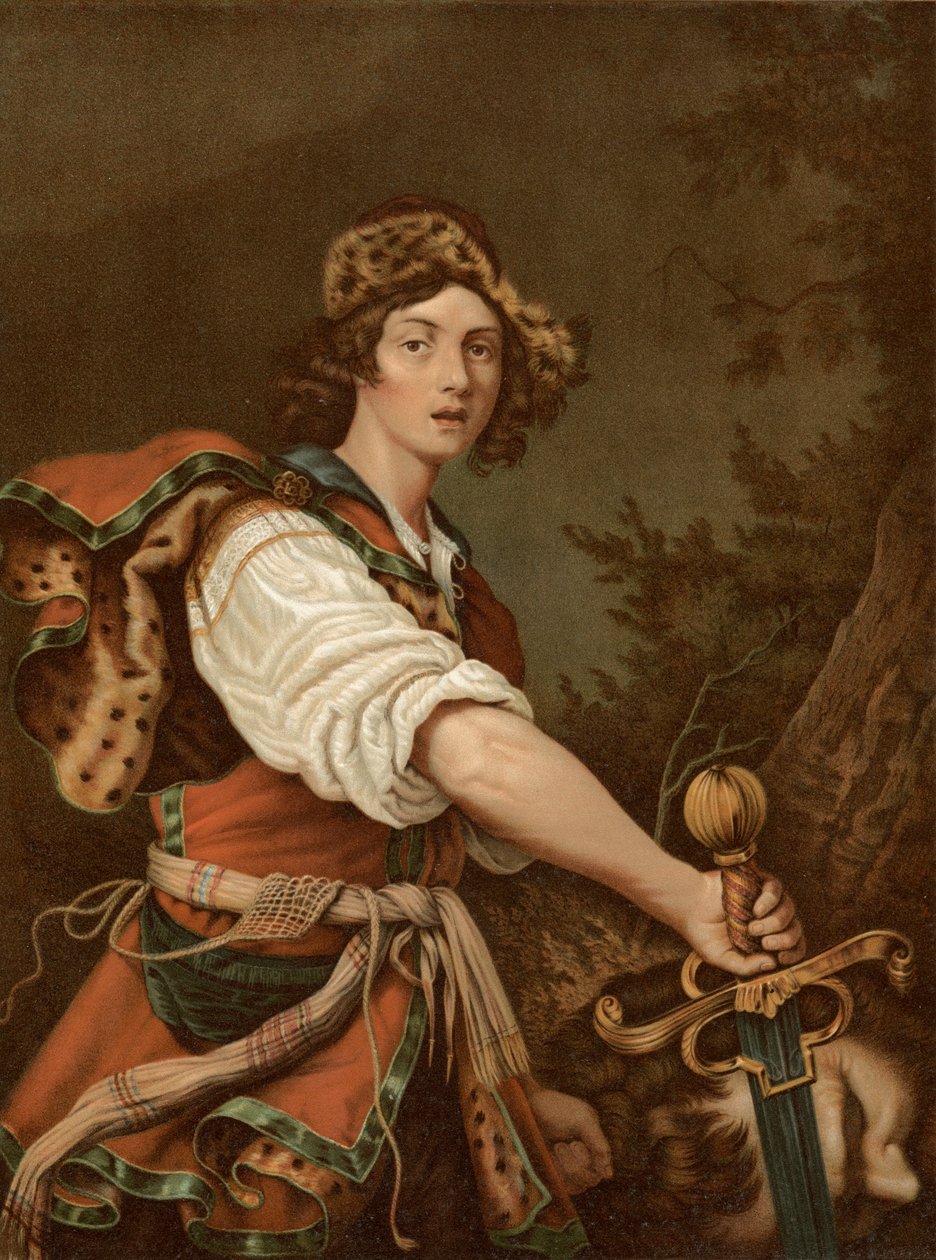 Davi com a cabeça de Golias de Alessandro after Turchi