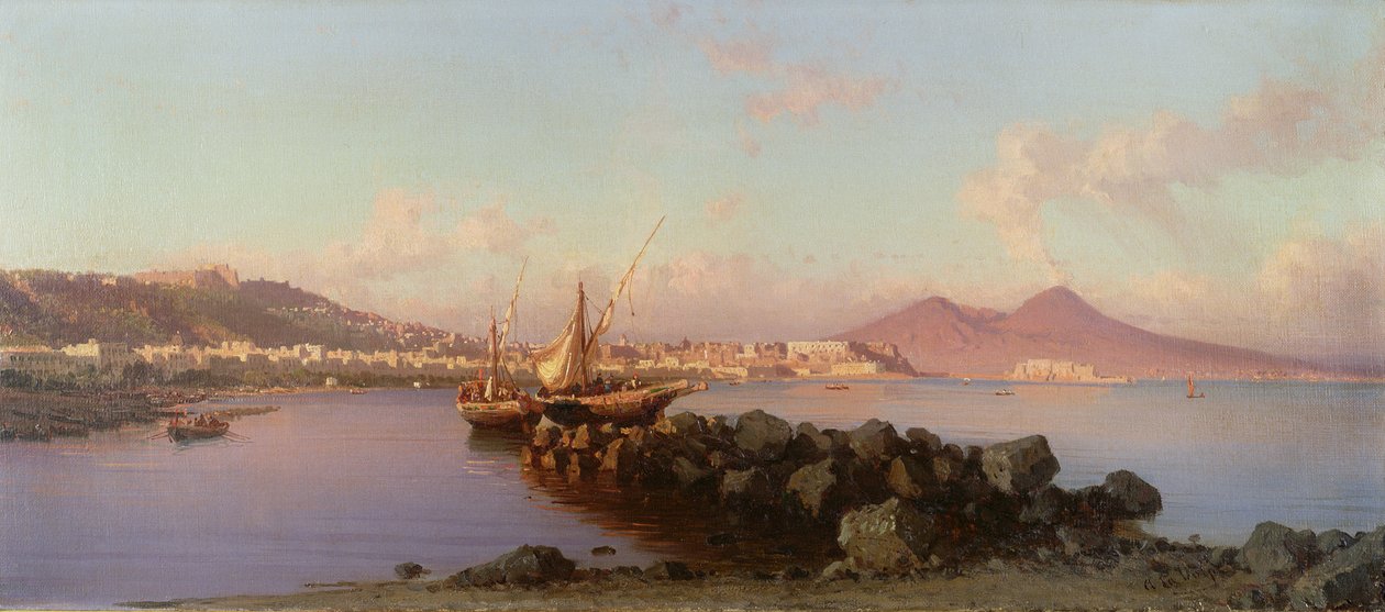 Vista da Baía de Nápoles de Alessandro la Volpe