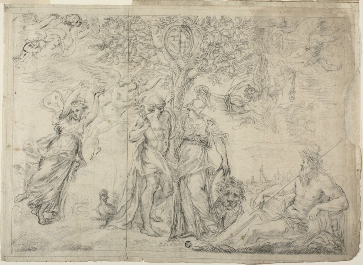 Uma alegoria de Bolonha de Alessandro Algardi
