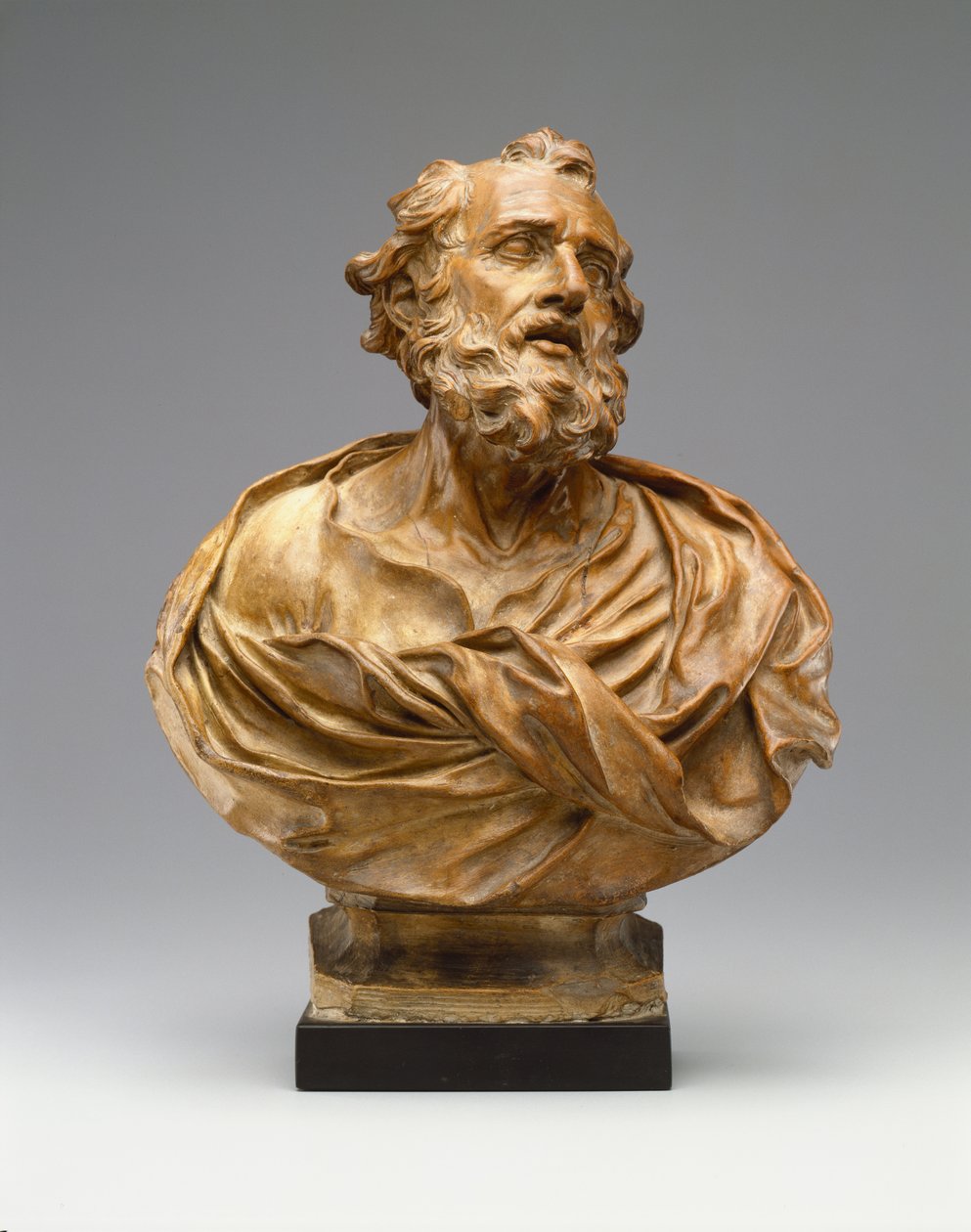 São Pedro, c.1646 (terracota) de Alessandro Algardi