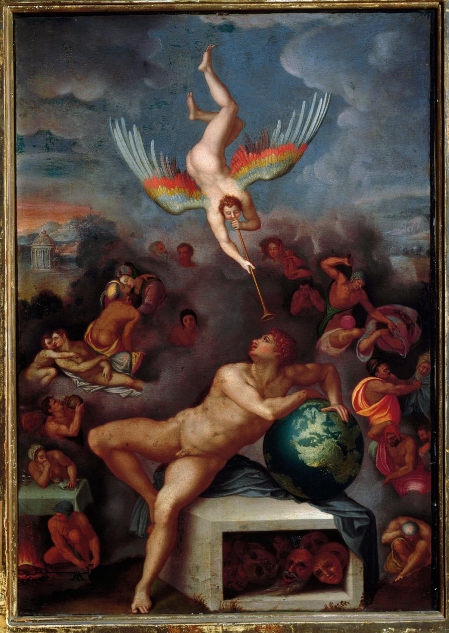 Alegoria da Vida Humana (Pintura, cerca de 1590) de Alessandro Allori