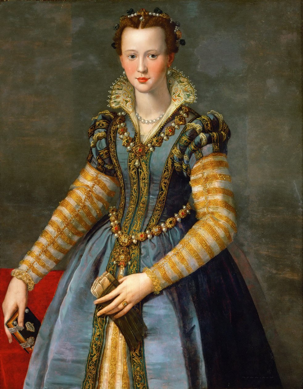 Retrato de Maria de Médici 15401557, ca 1555 de Alessandro Allori