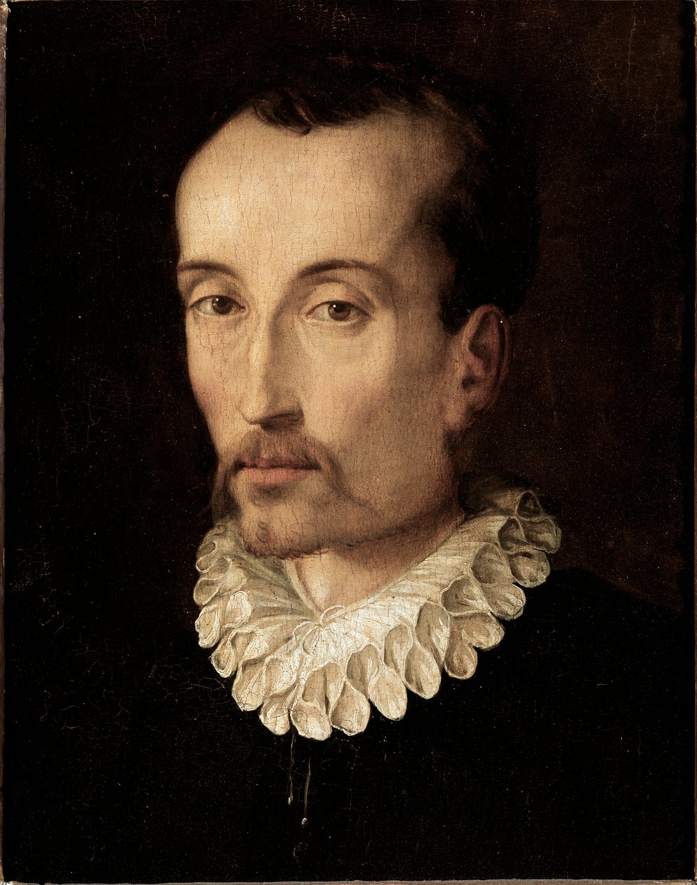 Retrato do escritor Torquato Tasso (pintura, final do século XVI) de Alessandro Allori