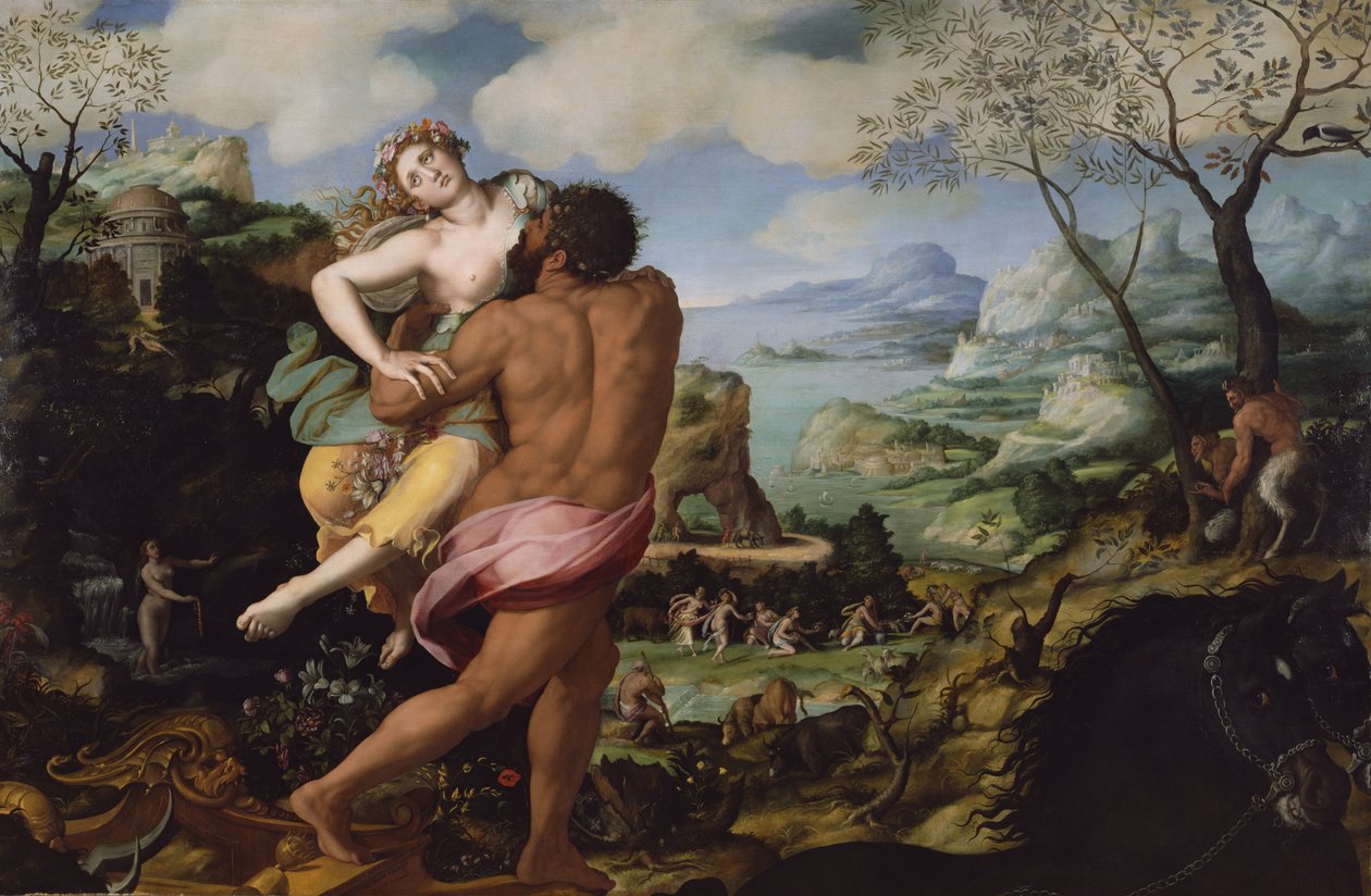 O rapto de Prosérpina de Alessandro Allori