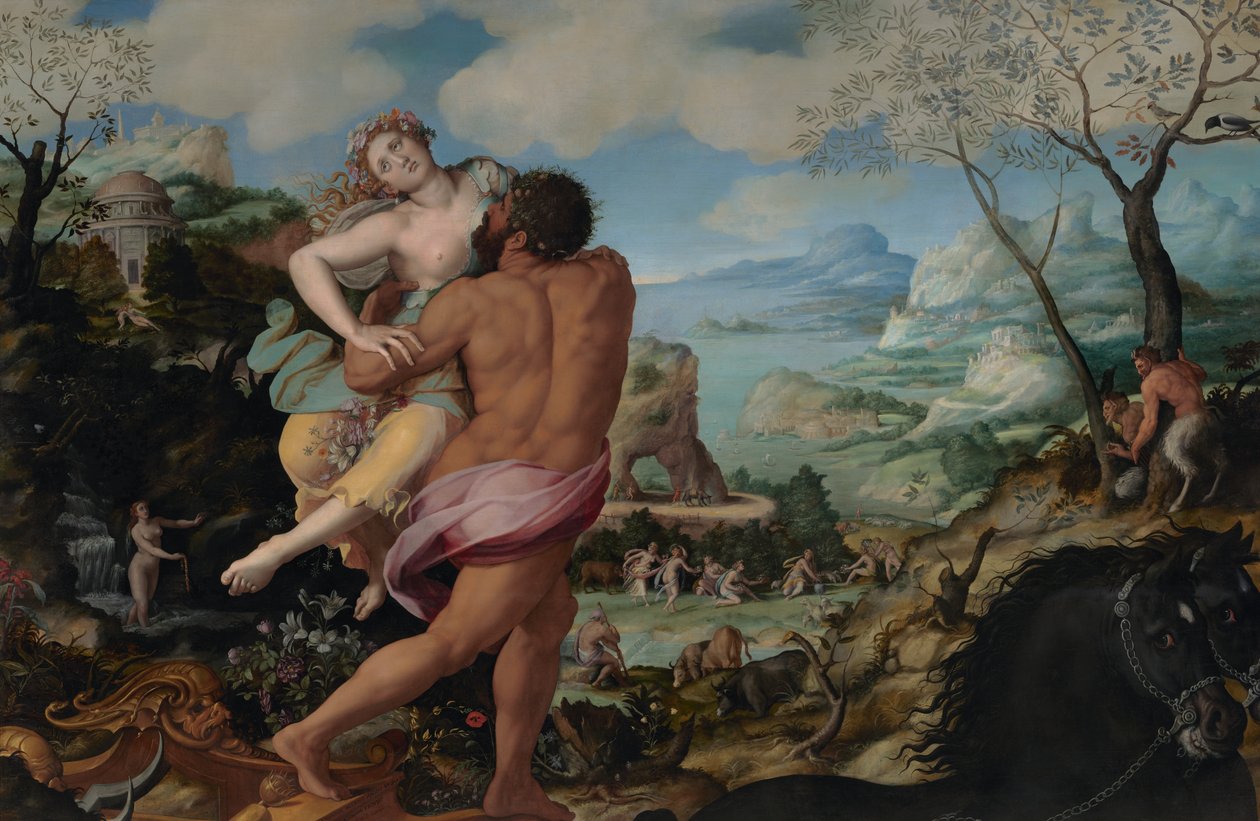 O rapto de Prosérpina de Alessandro Allori
