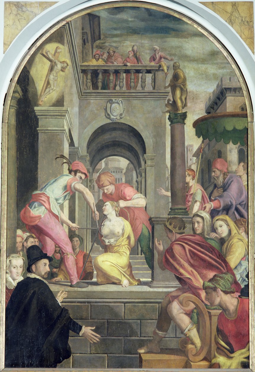 O Martírio de Santa Ágata, 1585 de Alessandro Allori