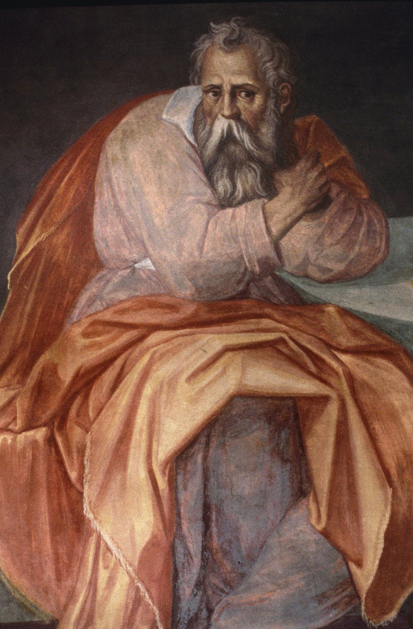 O Profeta Jeremias, Ospedale degli Innocenti, Florença (fresco)