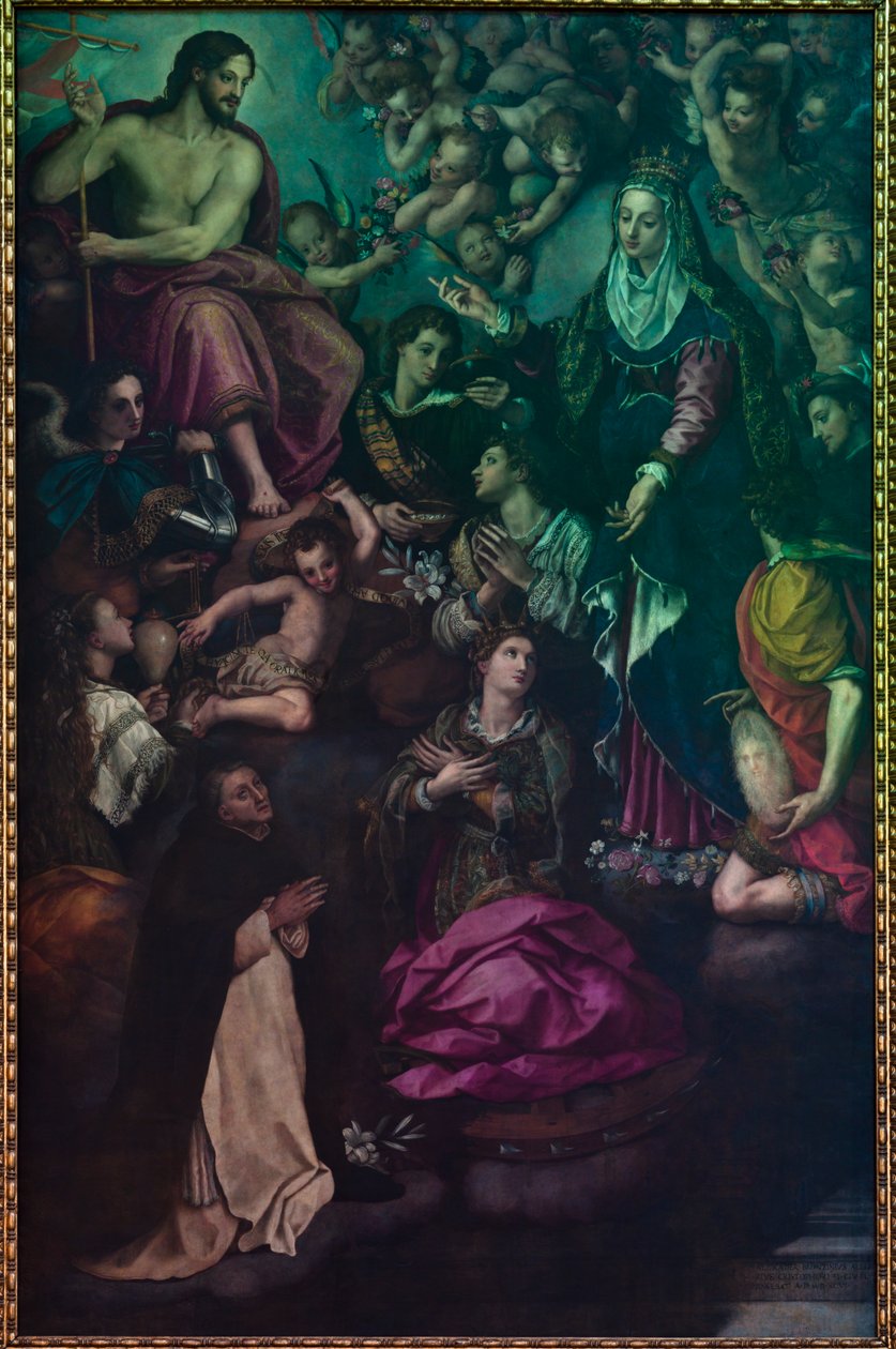 A visão de São Jacinto de Alessandro Allori