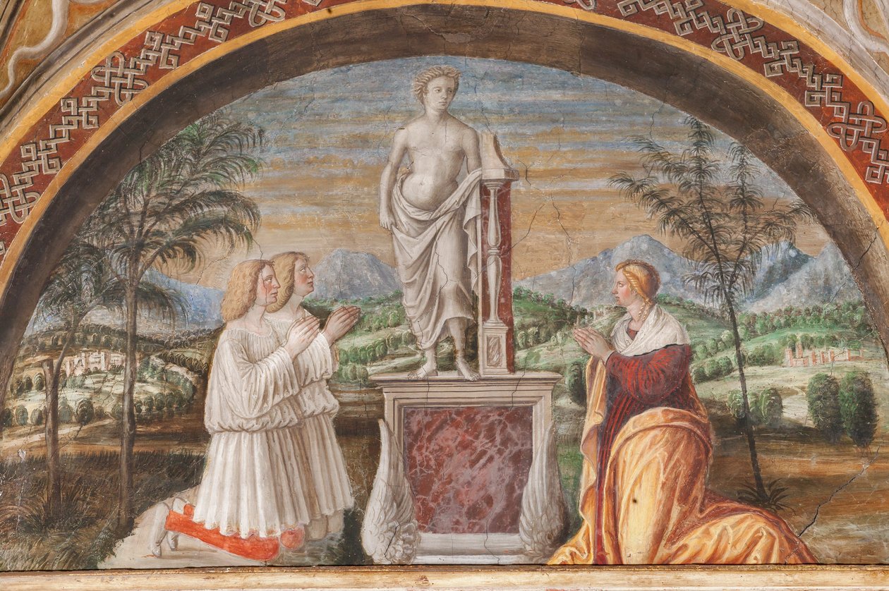 Cenas do Antigo e do Novo Testamento, detalhe de Alessandro Araldi