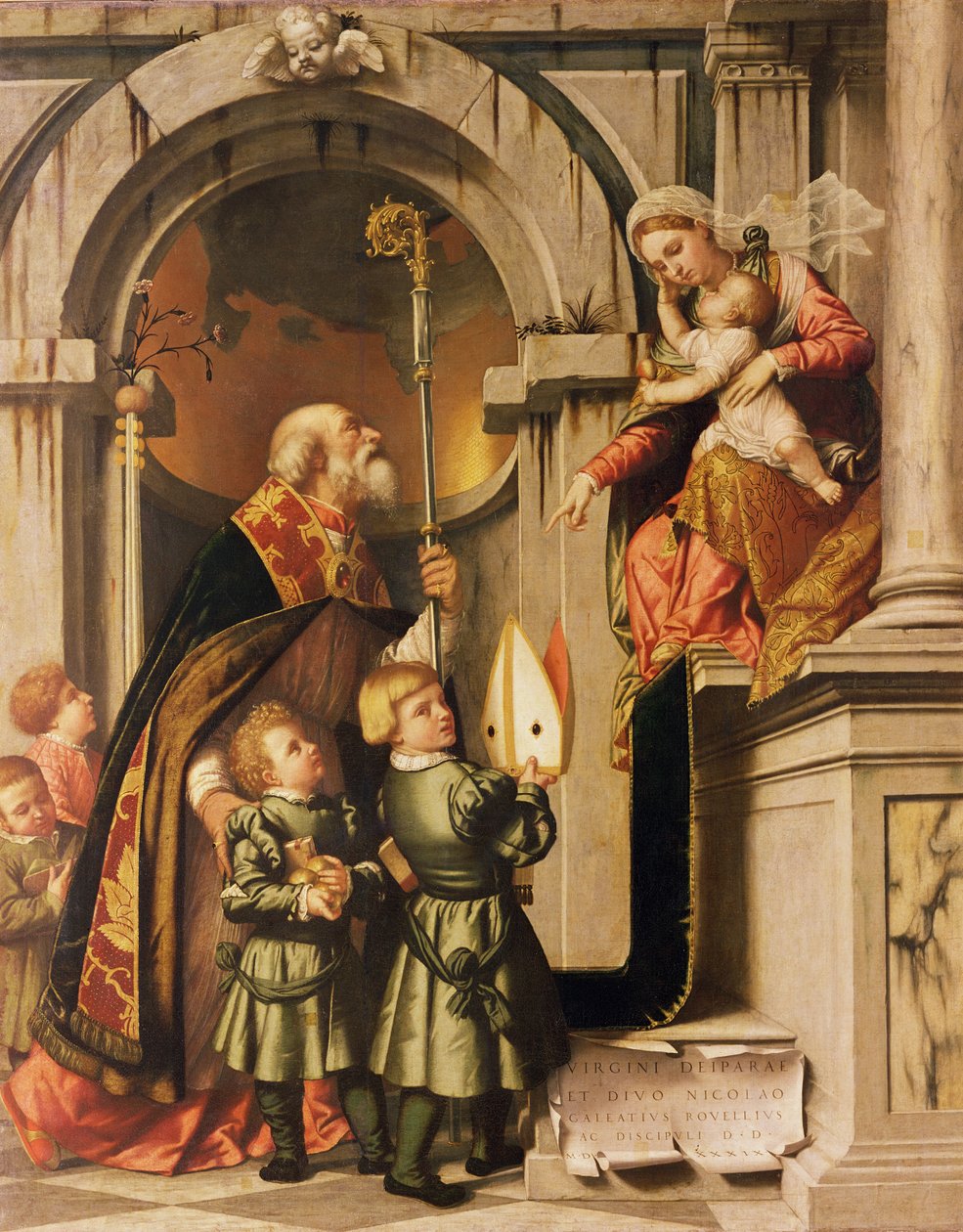 O Pala Rovelli, 1539 de Alessandro Bonvicino Moretto