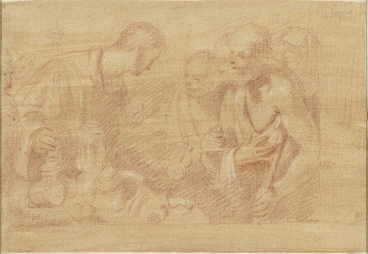 H. Laurentius en de armen de Alessandro Casolani
