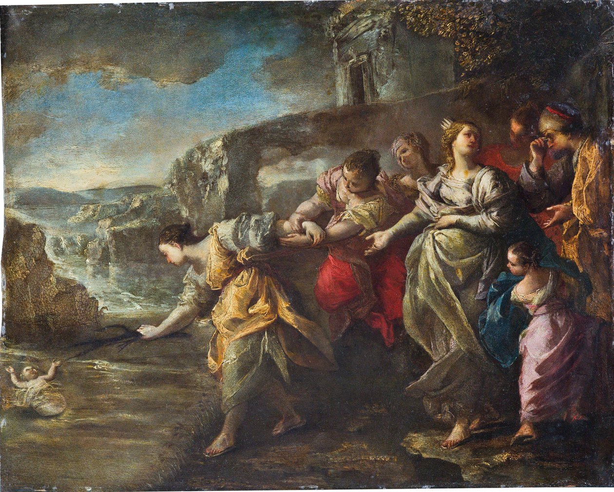A descoberta de Moisés. de Alessandro Gherardini