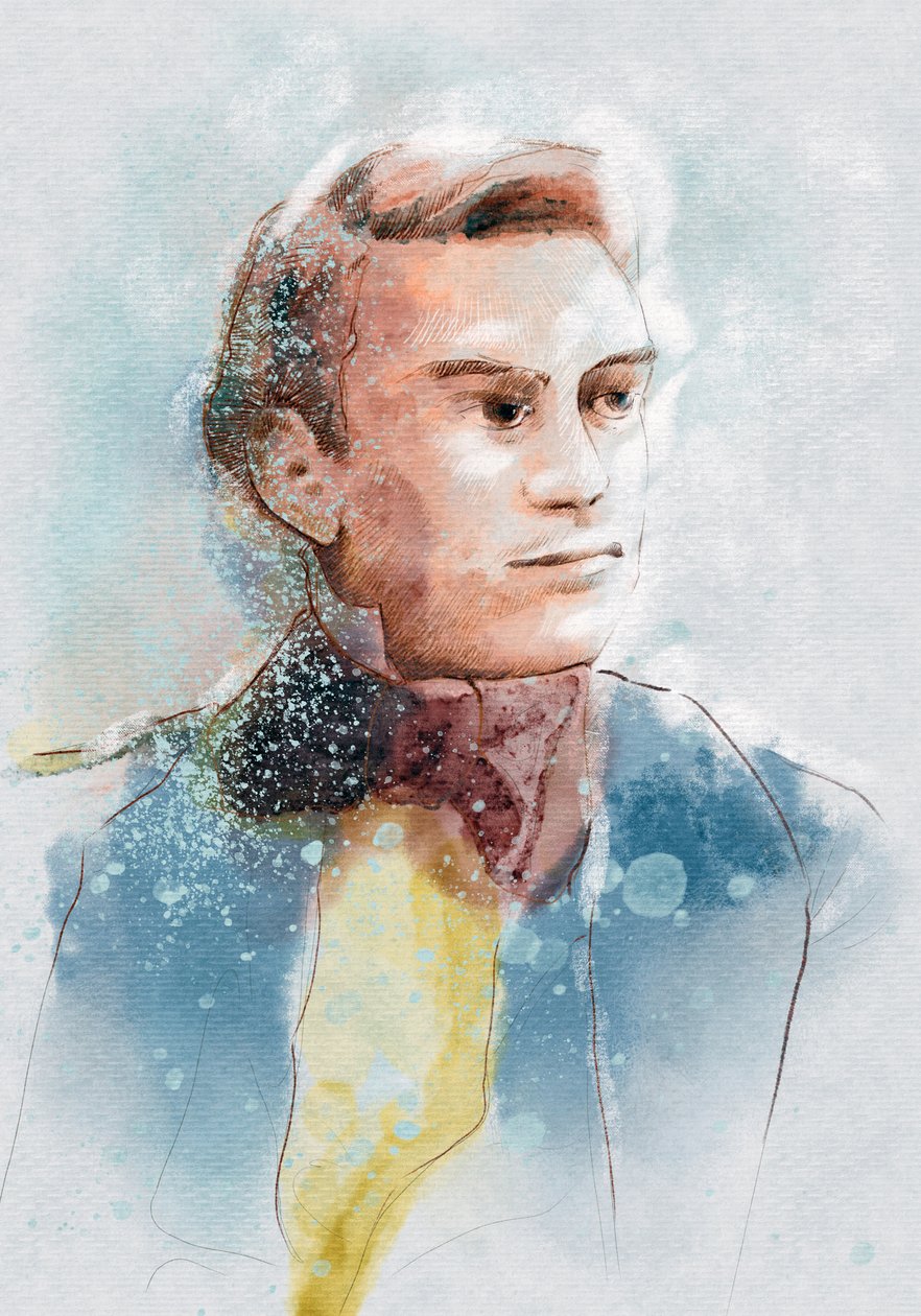 Alfred Nobel, 2023 (ilustração) de Alessandro Lonati