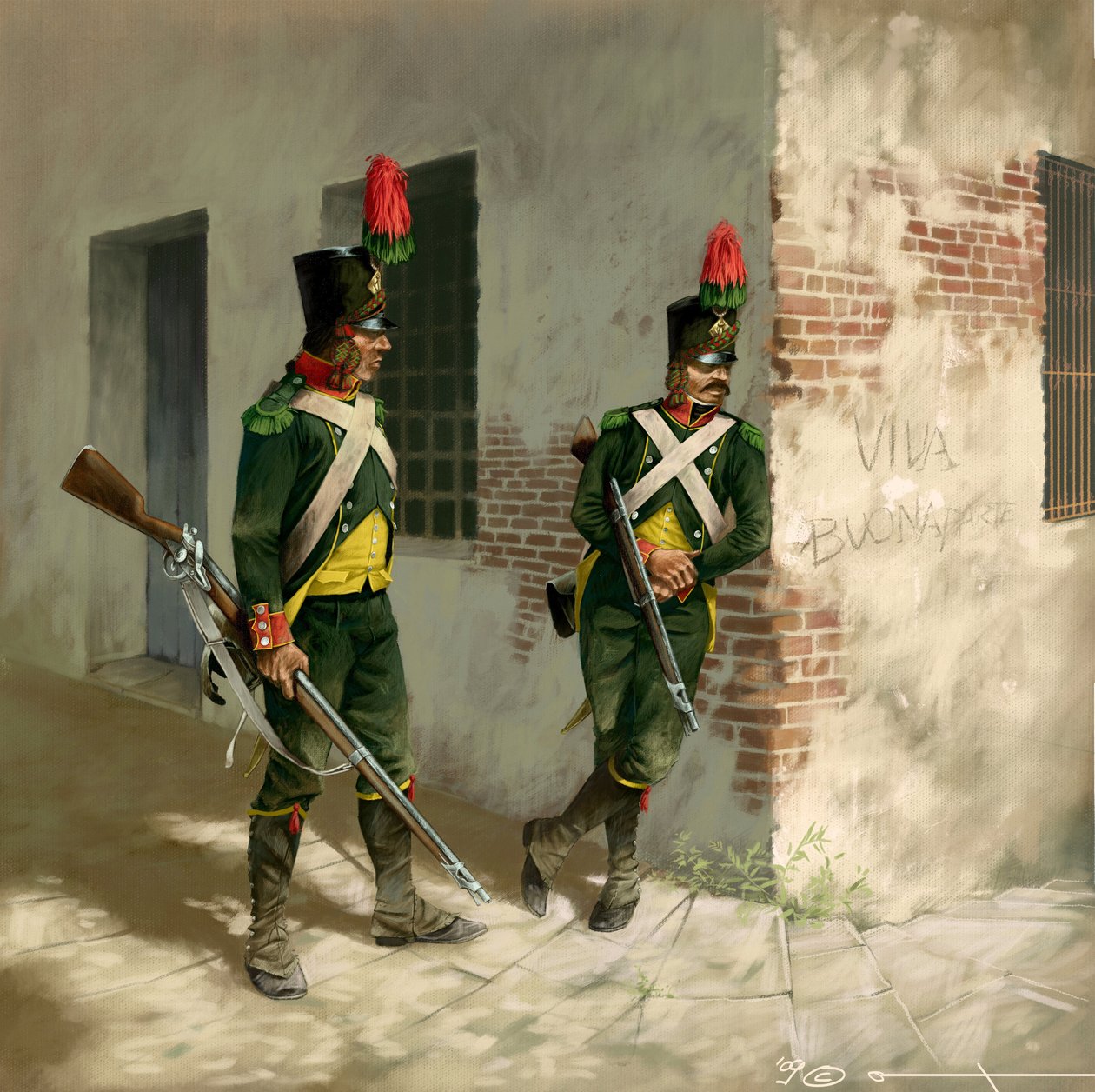 Primeiro Império: Caçadores de Infantaria Ligeira, Armee da Itália de Alessandro Lonati