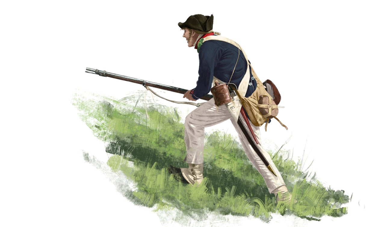 Infantaria, Infantaria Ligeira, Grande Exército de Alessandro Lonati