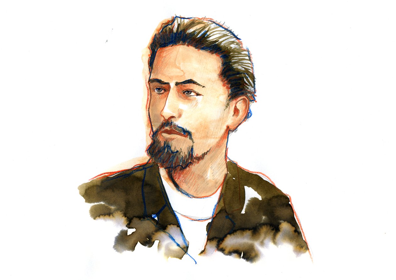 Retrato de Anton Chekov (Chekhov ou Chekhov de Alessandro Lonati